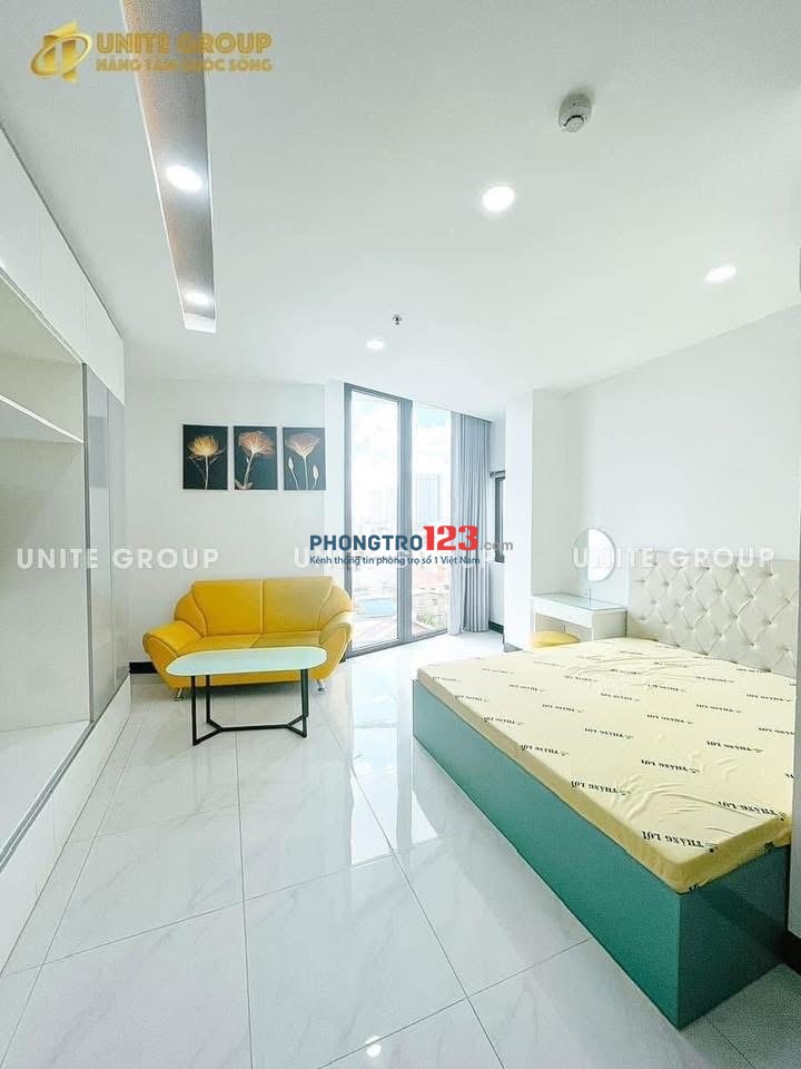 CHO THUÊ CĂN HỘ DỊCH VỤ CÓ BAN CÔNG Ở TÂN QUY Q7 GẦN RMIT - LOTTE - Q1 - Q4