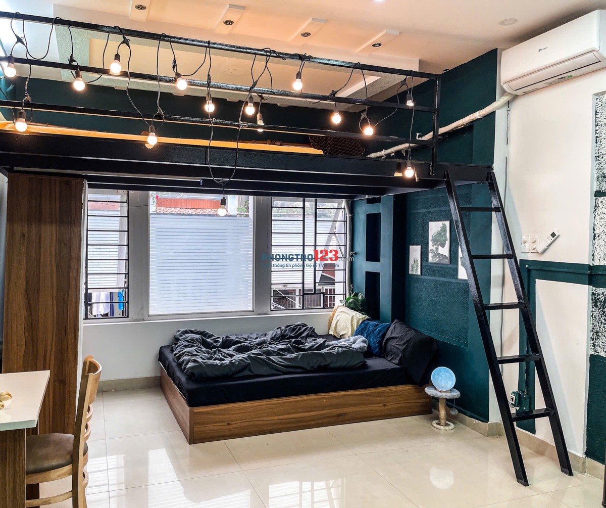 Cho Thuê Duplex Full Nội Thất, Gác Cao, Rộng Thoáng, Cửa Sổ Lớn & 2 Không Gian Ngủ