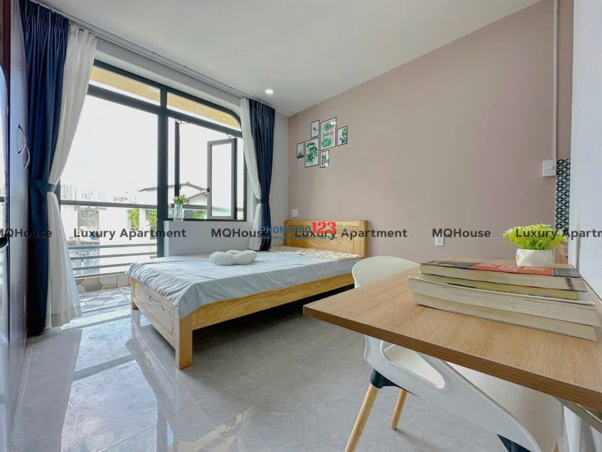 Cho thuê phòng studio – Ni Sư Huỳnh Liên, Phường 10, Tân Bình – Ban công lớn, Chung cư Etown