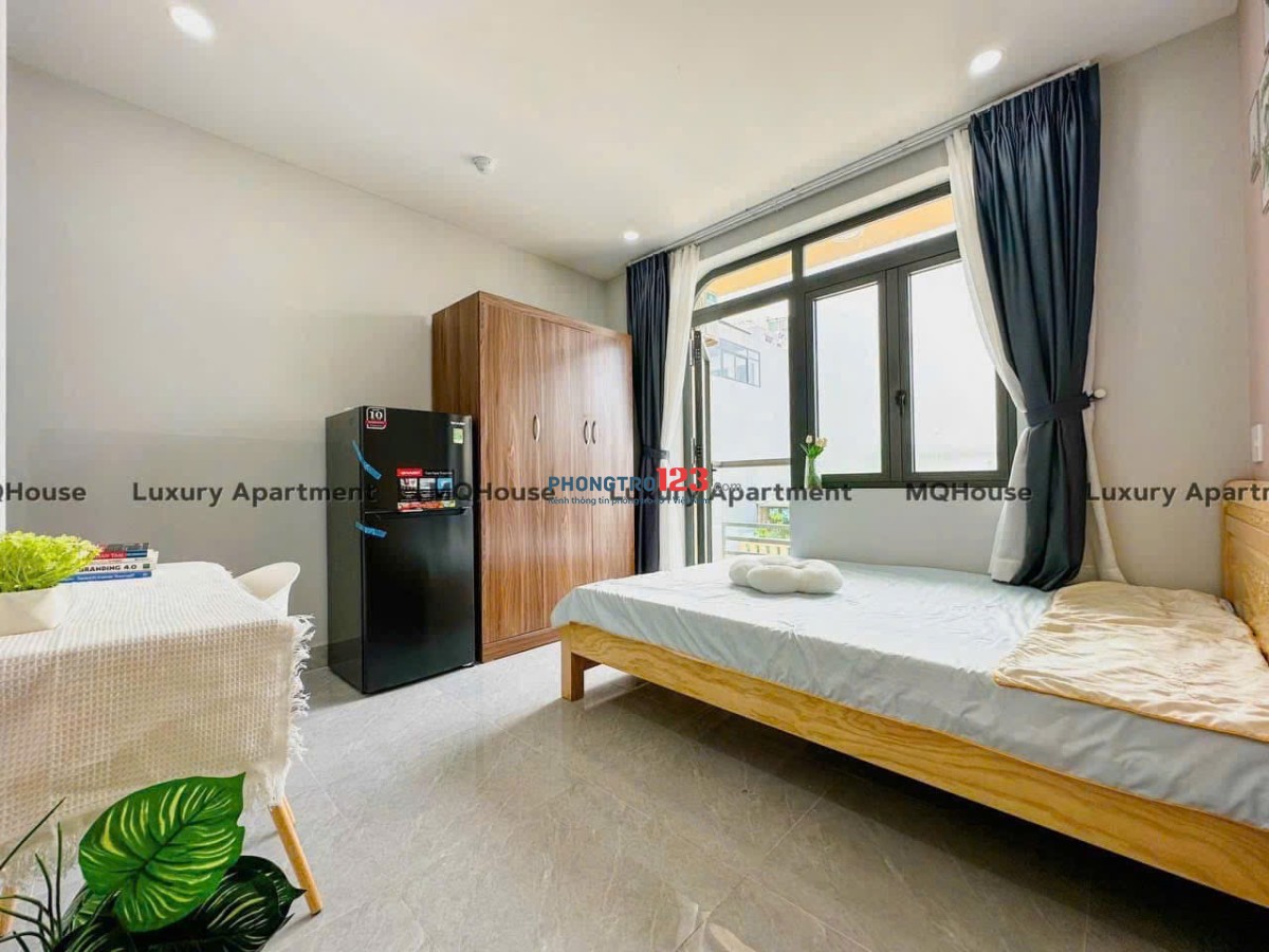 Cho thuê phòng studio – Ni Sư Huỳnh Liên, Phường 10, Tân Bình – Ban công lớn, Chung cư Etown