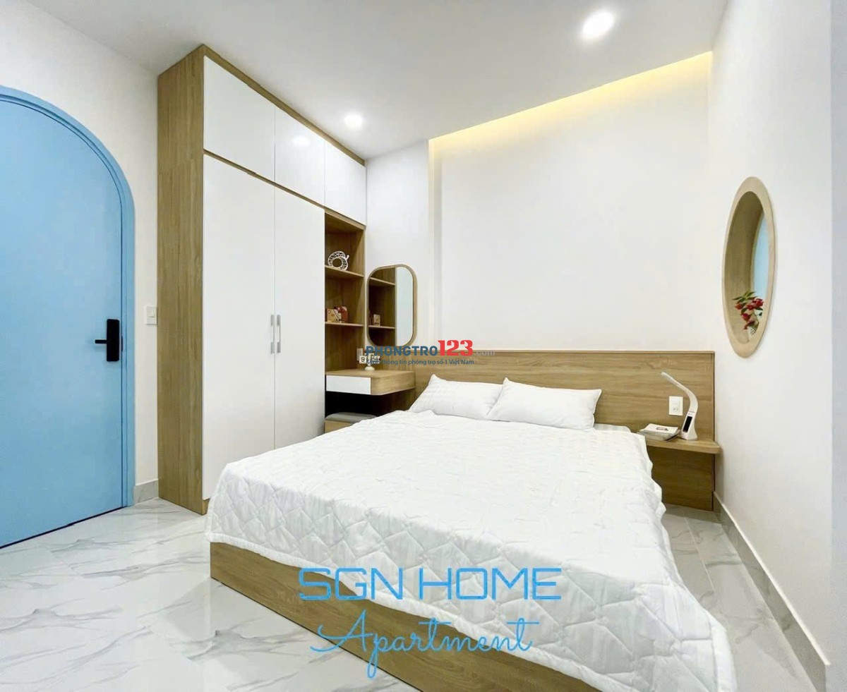 Căn hộ 1pn tách bếp 40m2 máy giặt riêng gần hoàng văn thụ sân bay ga t3 quận Tân Bình