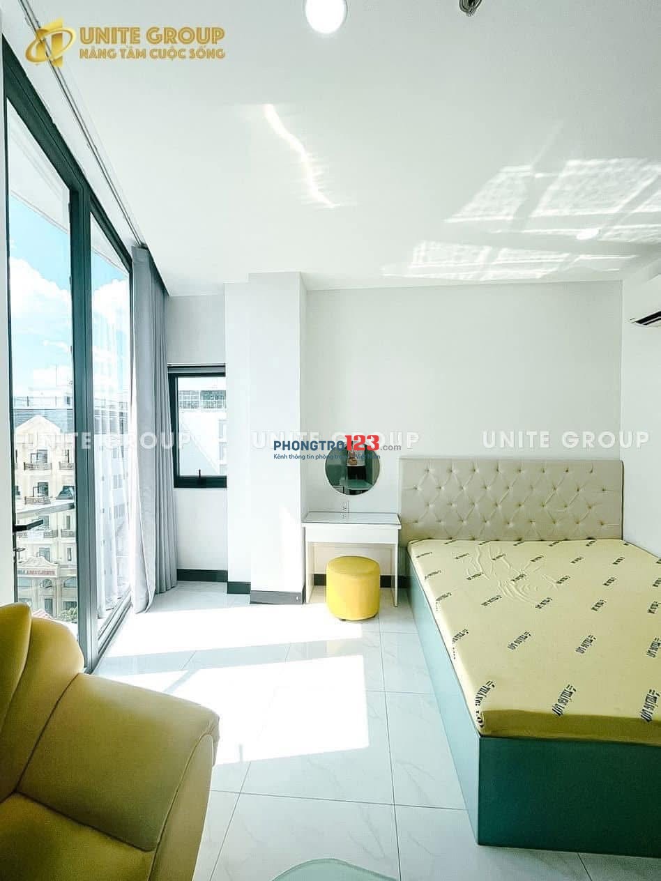 CHO THUÊ CĂN HỘ DỊCH VỤ CÓ BAN CÔNG Ở TÂN QUY Q7 GẦN RMIT - LOTTE - Q1 - Q4