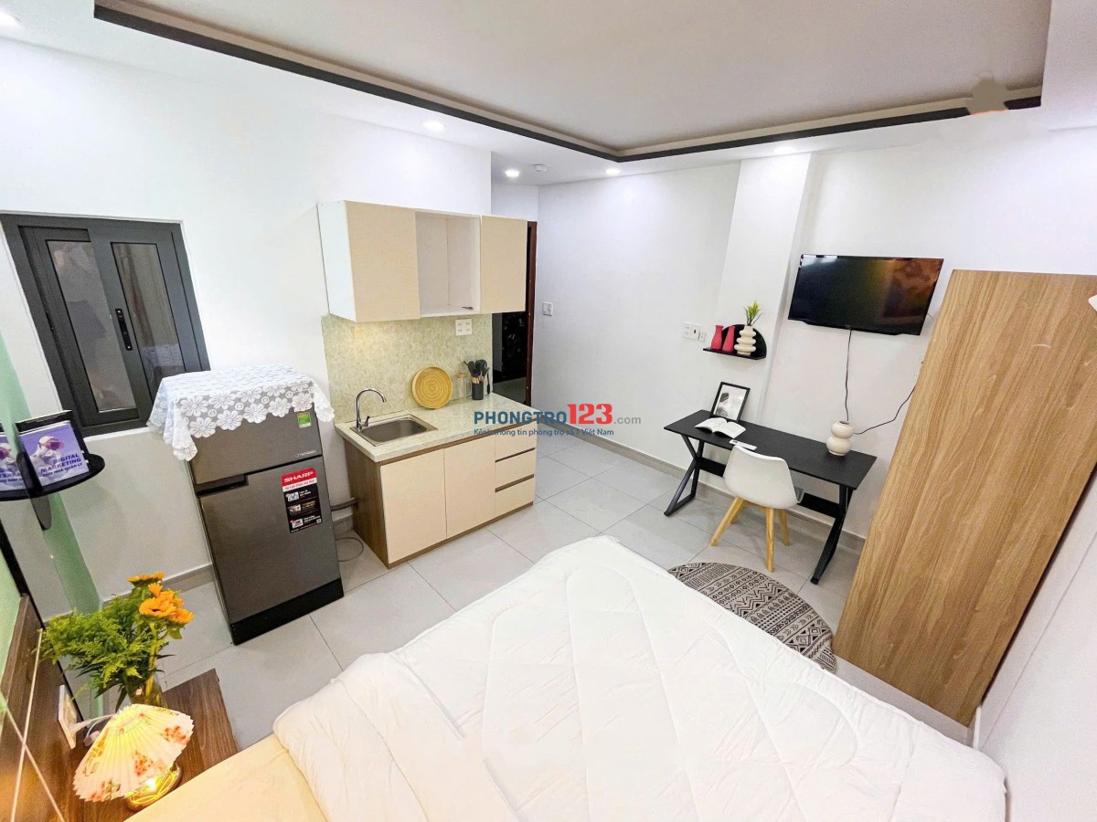 NHANH TAY CHỐT NGAY CĂN HỘ 1PN FULL NỘI THẤT, NHÀ THANG MÁY, BẢO VỆ 24/7