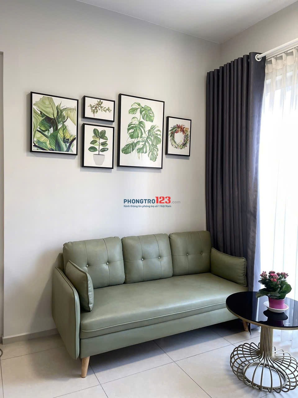 Chung cư IDICO, 262 Luỹ Bán Bích, TP: 75m2, 2p ngủ, nội thất tốt, 9,5 triệu