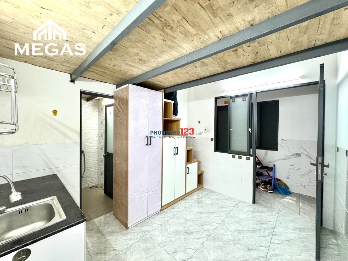 Mới Xây - Sẵn Máy Lạnh - Có Cửa Sổ ngay Nguyễn Văn Quá - Chợ Cầu