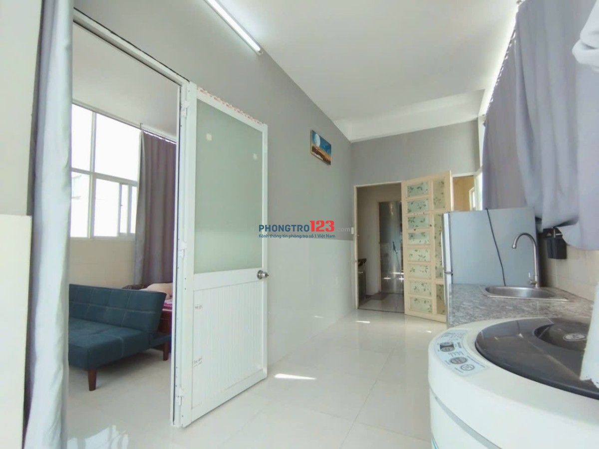 Phòng trọ giá rẻ 1PN full nt, máy giặt riêng gần Lotte Mart, ĐH TDT, Marketing, RMIT Quận 7