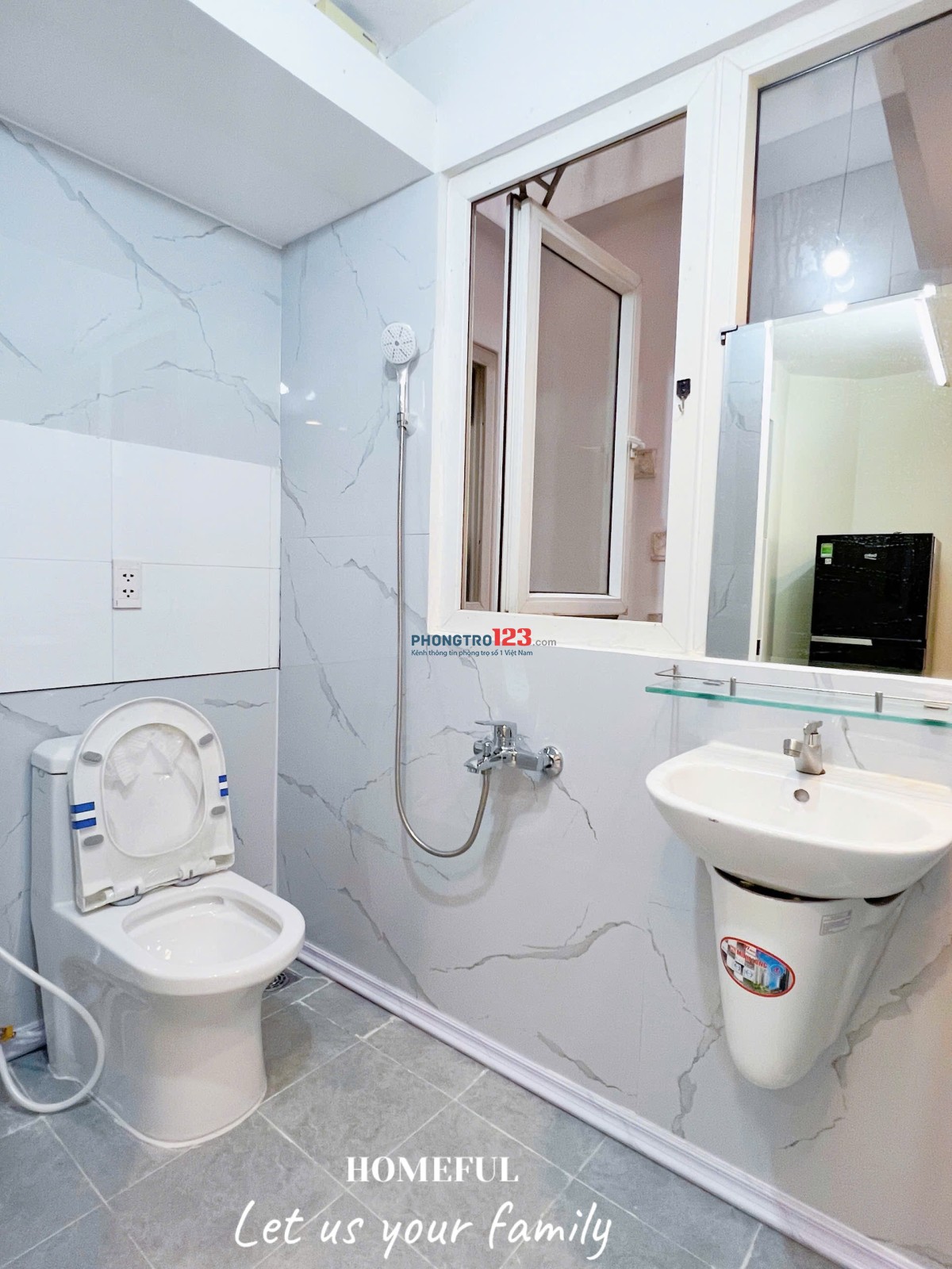 Căn hộ 1pn rộng 40m2 cửa sổ lớn ngay trung tâm quận tân bình gần ga t3 cv hoàng văn thụ khu k300