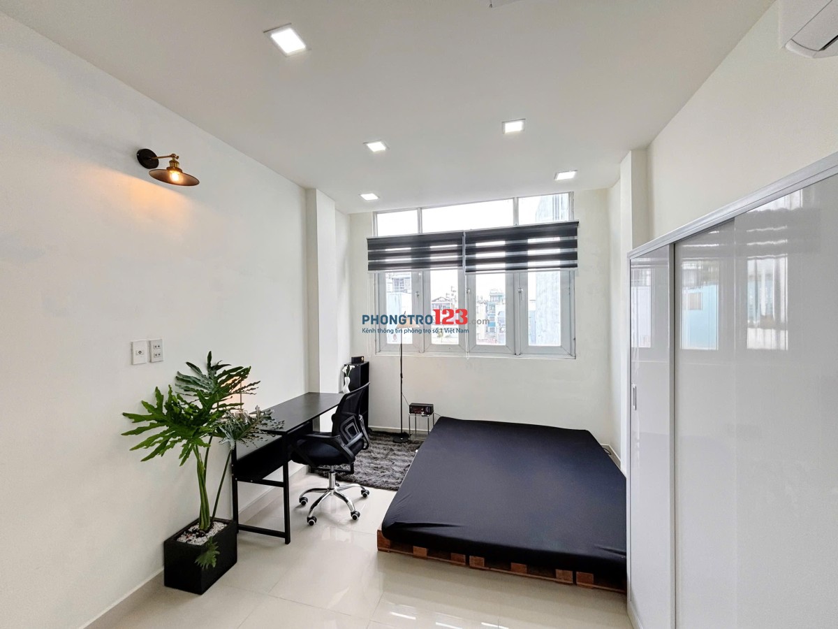 CHO THUÊ PHÒNG QUẬN 3, NHÀ MỚI XÂY, DERCO NHƯ HÌNH, FULL NỘI THẤT, GẦN ĐẠI HỌC KIẾN TRÚC