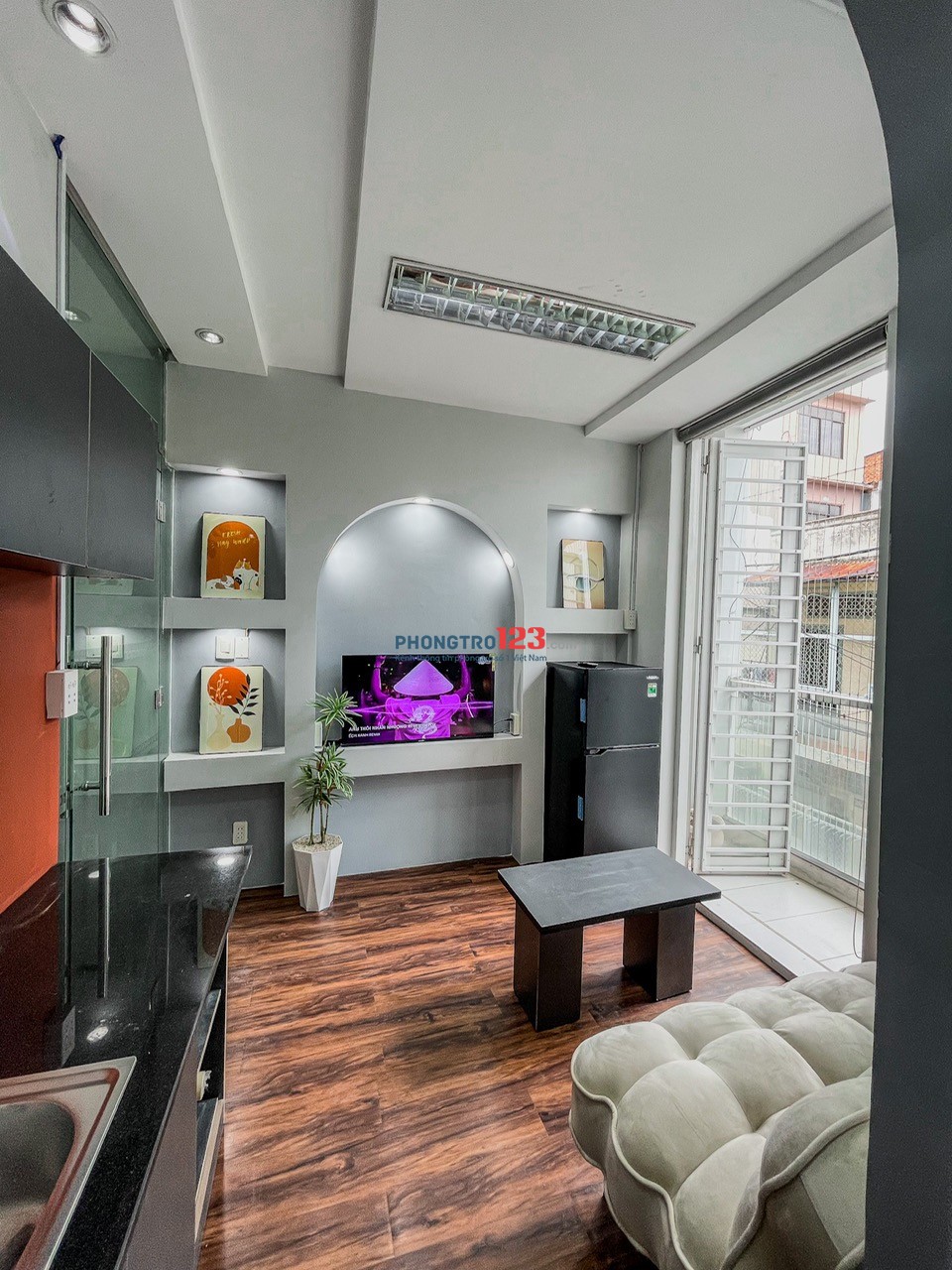 PHÒNG 40m2 FULL NỘI THẤT CỬA SỔ LỚN ĐÓN NẮNG Ở LÊ VĂN DUYỆT Q.BÌNH THẠNH NGAY GẦN Q3,Q1 - 0334998413