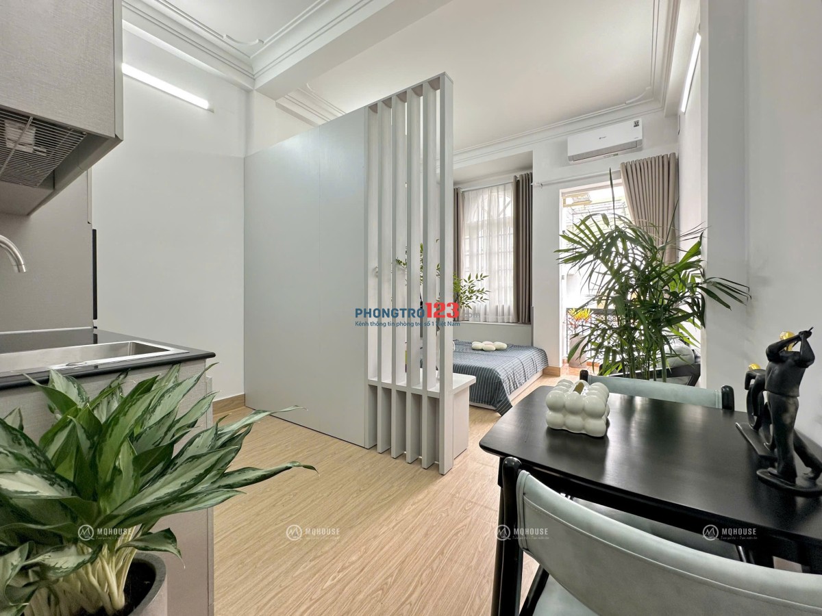 CHO THUÊ CĂN HỘ BAN CÔNG/CỬA SỔ FULL NT ĐẸP GẦN TRƯỜNG CHINH - SAU LƯNG ETOWN CỘNG HÒA