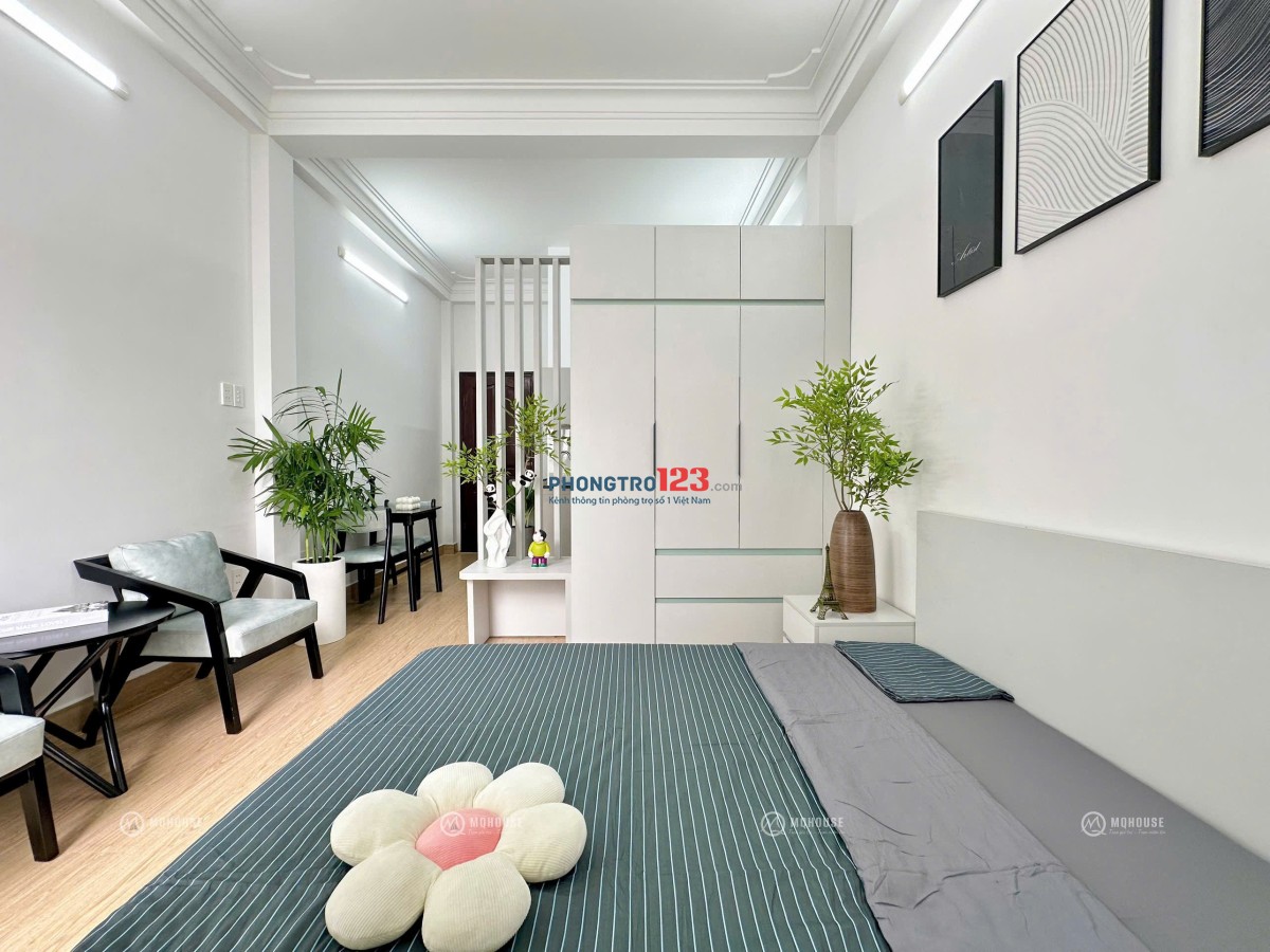 CHO THUÊ CĂN HỘ BAN CÔNG/CỬA SỔ FULL NT ĐẸP GẦN TRƯỜNG CHINH - SAU LƯNG ETOWN CỘNG HÒA