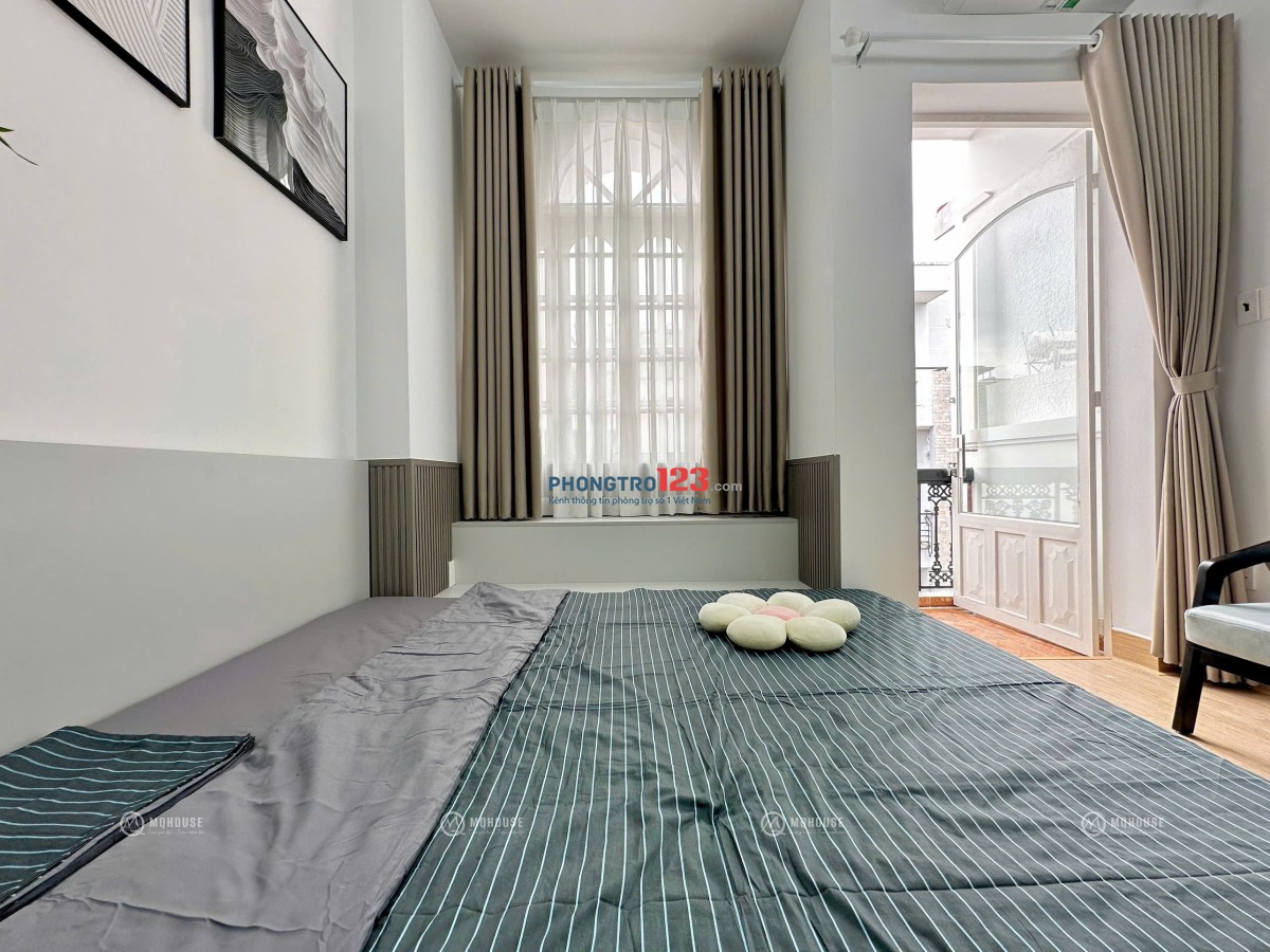 CHO THUÊ CĂN HỘ BAN CÔNG/CỬA SỔ FULL NT ĐẸP GẦN TRƯỜNG CHINH - SAU LƯNG ETOWN CỘNG HÒA