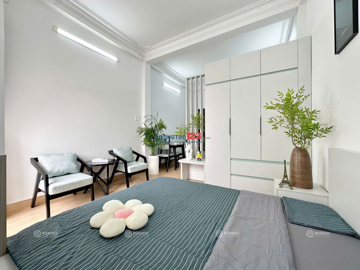 CHO THUÊ CĂN HỘ BAN CÔNG/CỬA SỔ FULL NT ĐẸP GẦN TRƯỜNG CHINH - SAU LƯNG ETOWN CỘNG HÒA