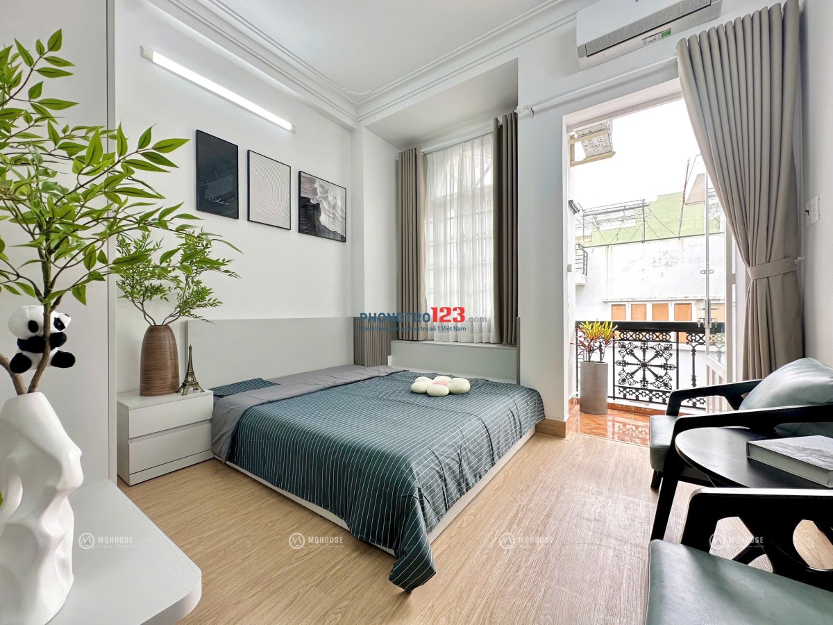 CHO THUÊ CĂN HỘ BAN CÔNG/CỬA SỔ FULL NT ĐẸP GẦN TRƯỜNG CHINH - SAU LƯNG ETOWN CỘNG HÒA