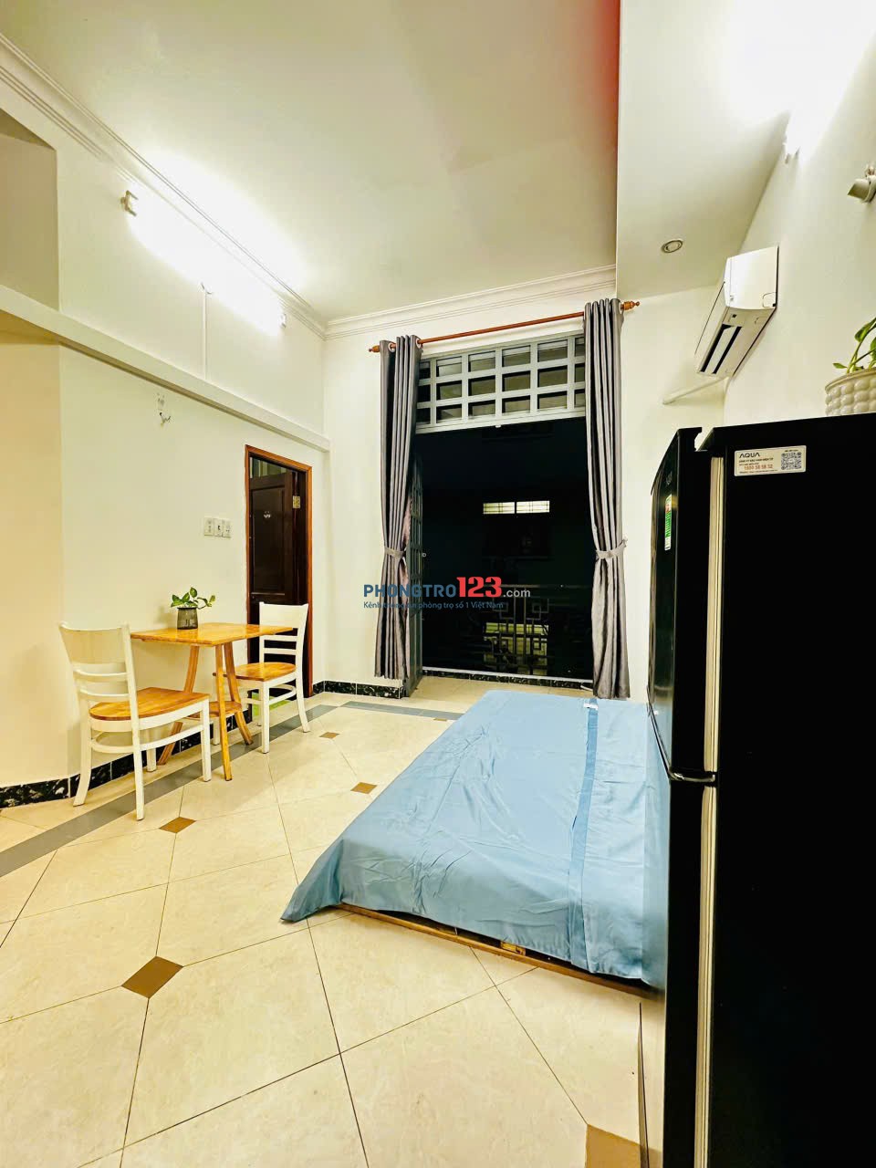  Cho thuê phòng trọ full nội thất – Ban công thoáng, nhiều ánh sáng Lê Văn Sỹ – Tân Bình 