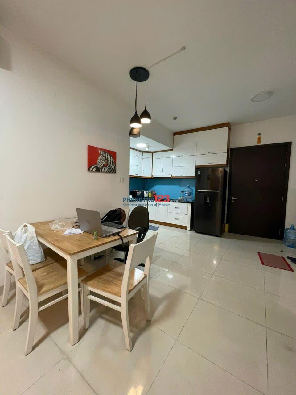 Cho thuê chung cư 2p ngủ Cộng Hòa Plaza,Tân Bình có nội thất chỉ 12tr/th