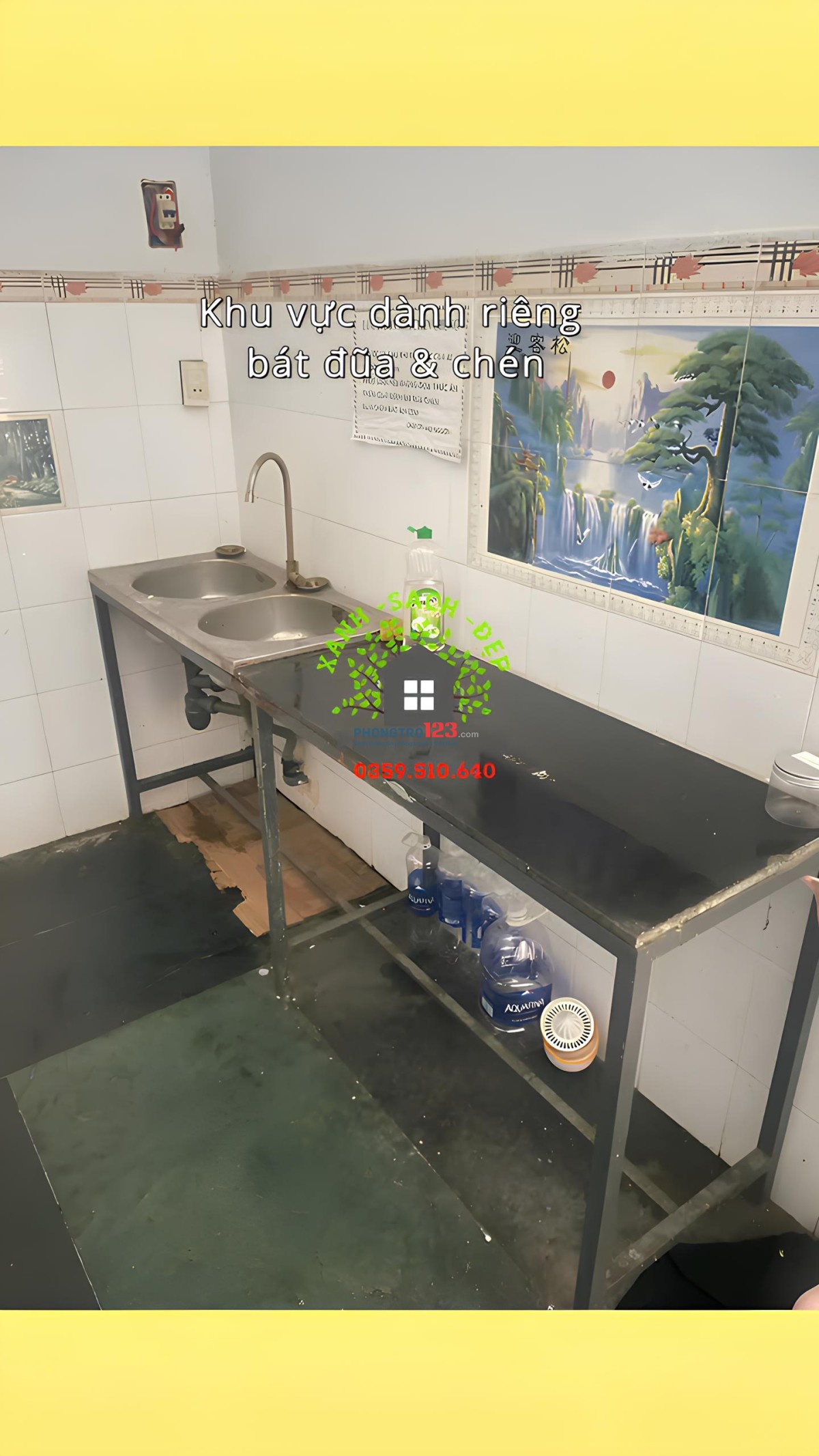 Phòng lầu trệt - cửa sổ - an ninh & sạch sẽ ngay ĐH Công Nghiệp CS1