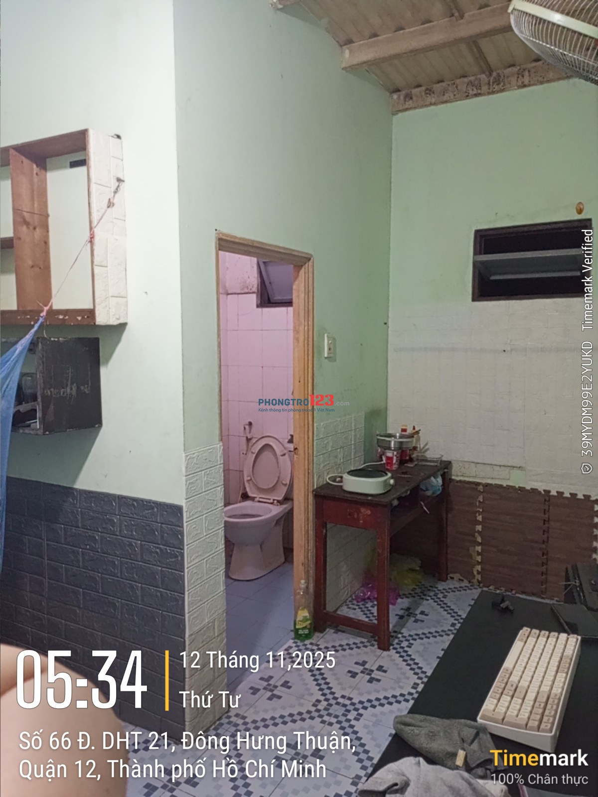 Pass phòng trọ giá rẻ gần CVPM Quang Trung