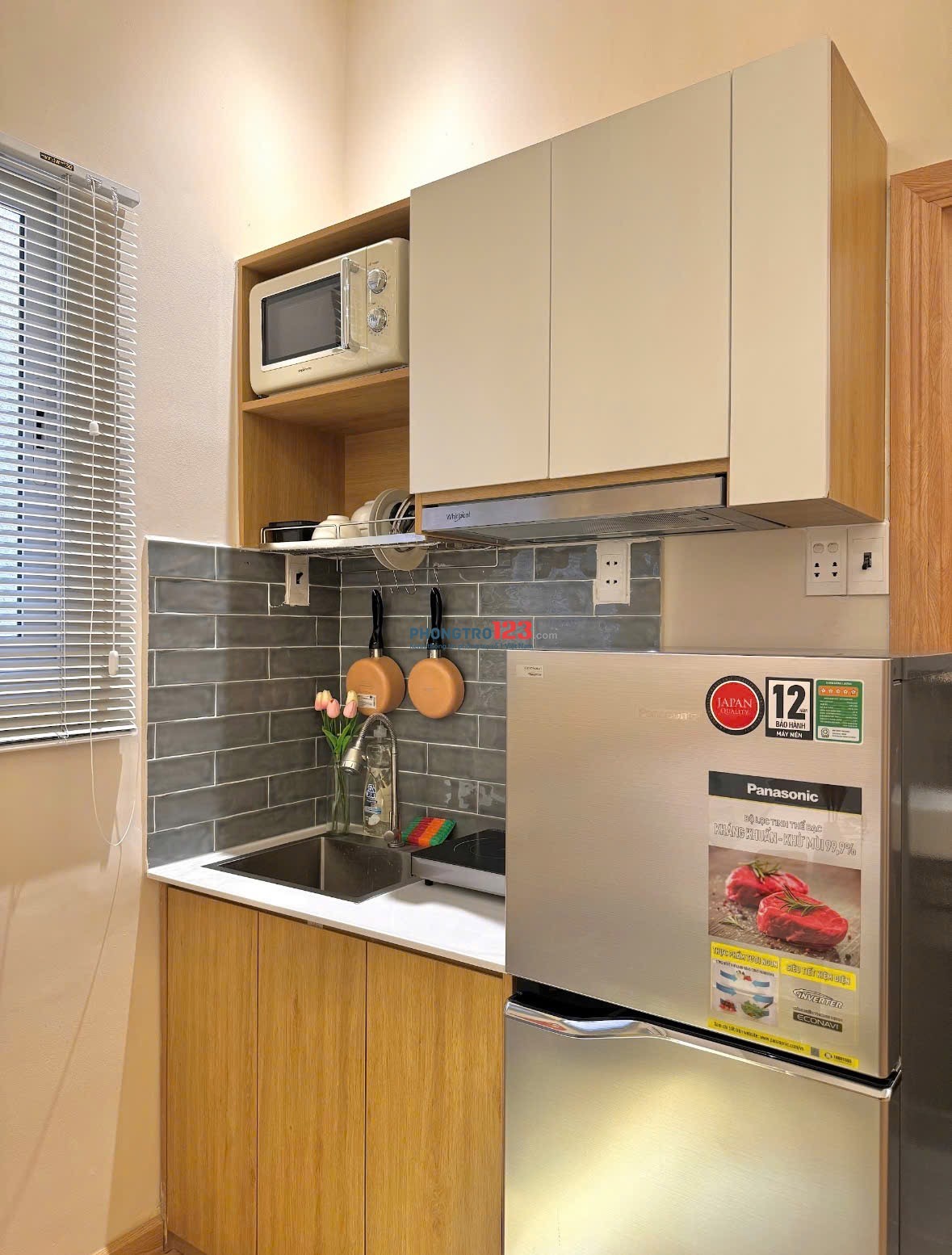 CHO THUÊ PHÒNG FULL NT NGAY CÔNG VIÊN HOÀNG VĂN THỤ