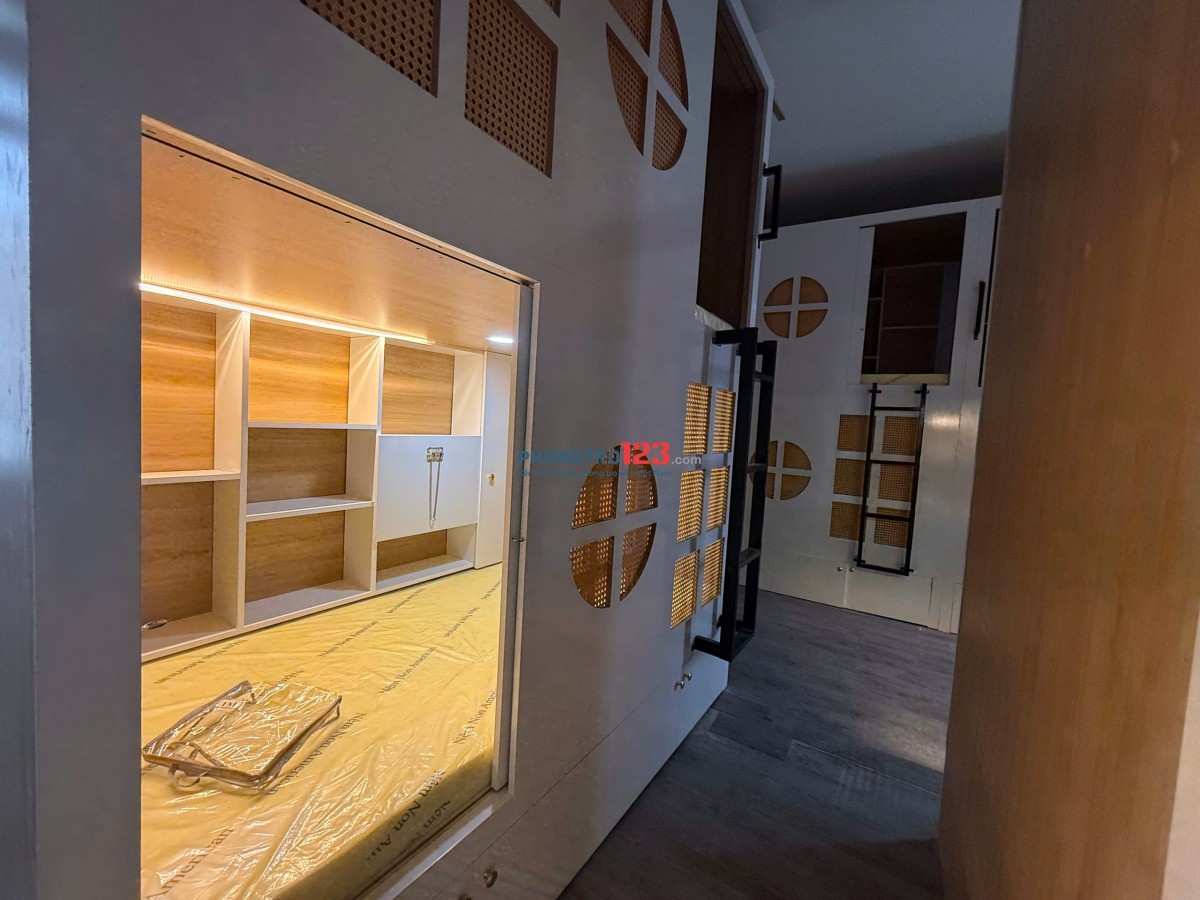 SLEEPBOX NAM - LẦU 1 - CAO CẤP - SẠCH SẼ - AN NINH - NGAY LOTTER MART GÒ VẤP