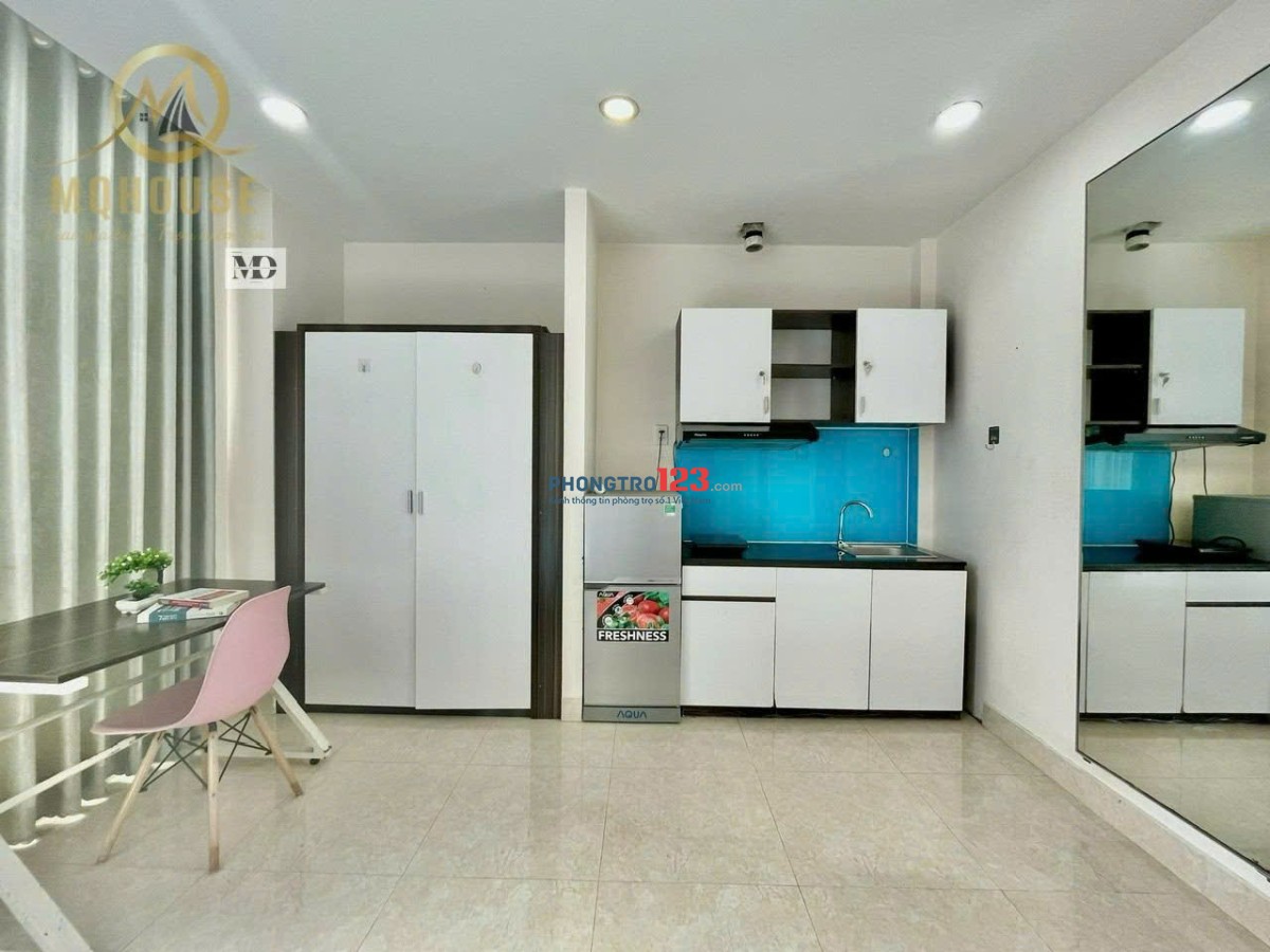 CHDV Full NT view dẹp thoáng mát Cửa sổ rộng Thạch Thị THanh Q1 7tr/th