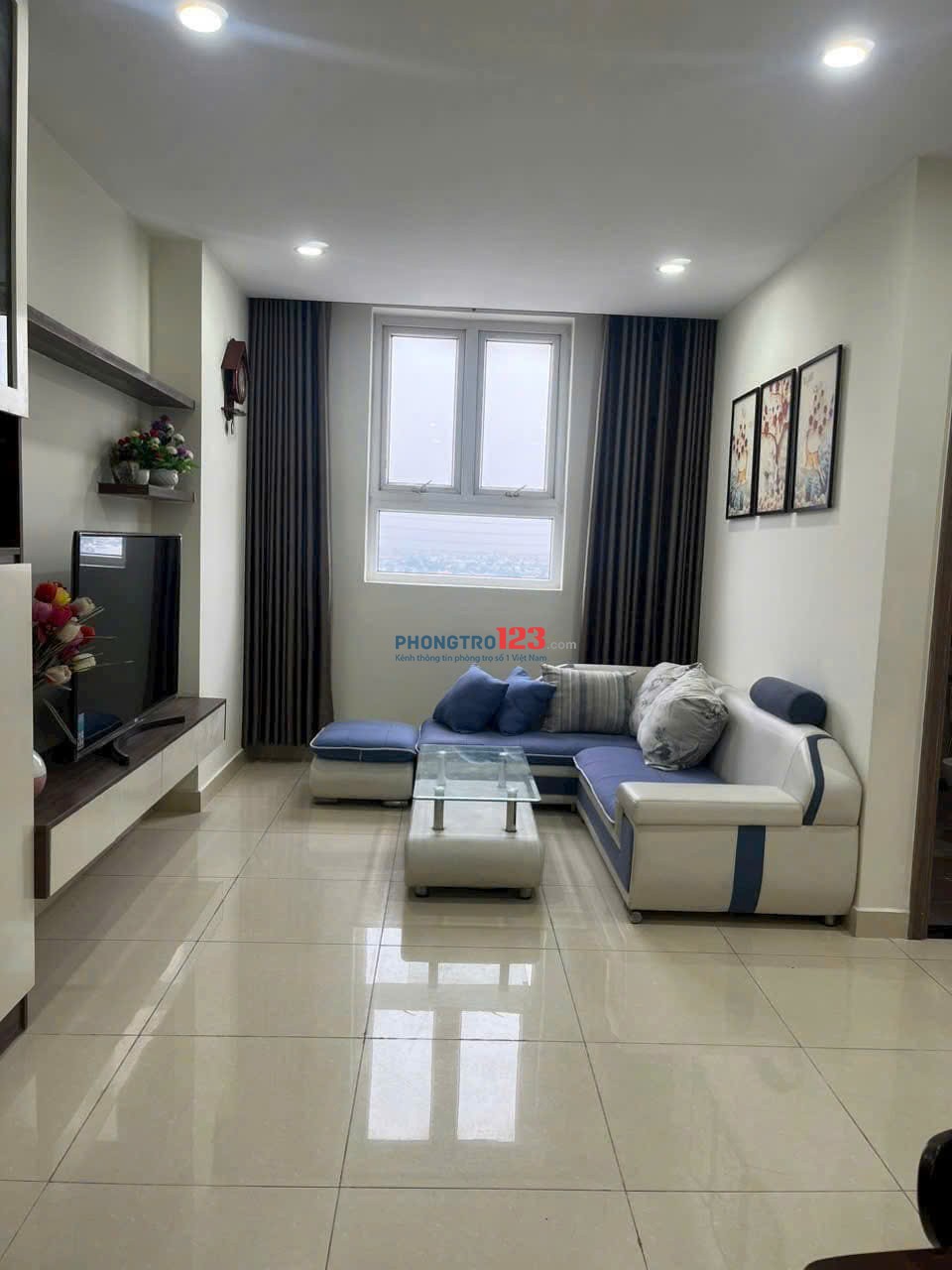 Chung cư Topaz Home, Phan Văn Hớn, Q12: 80m2, 3p ngủ, 2wc, NT, 8tr