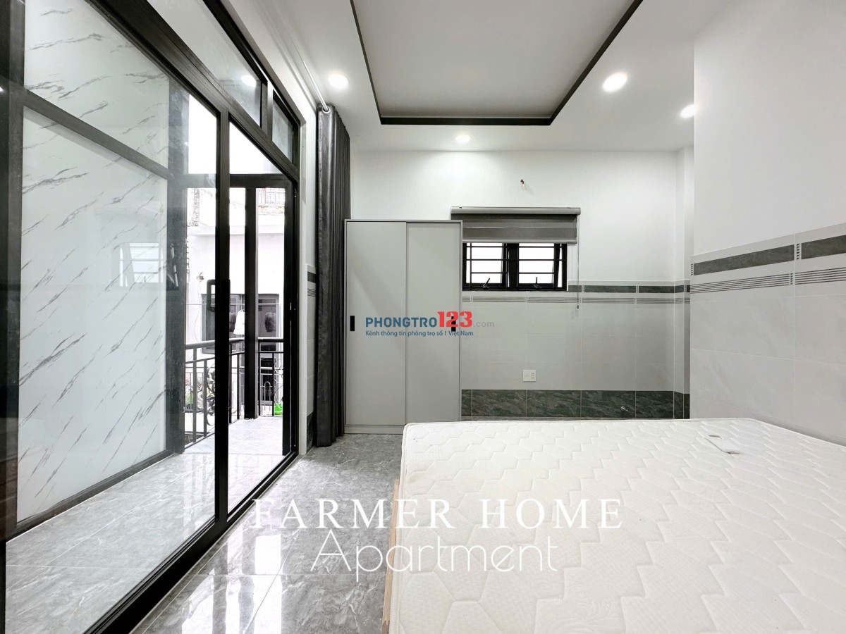 Cho Thuê CHDV Studio tách bếp Tiện Nghi. Ban công thoáng. Hoàng Sa Q.1