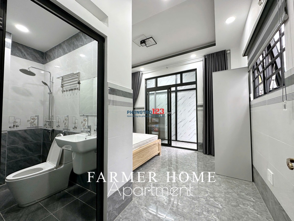 Cho Thuê CHDV Studio tách bếp Tiện Nghi. Ban công thoáng. Hoàng Sa Q.1