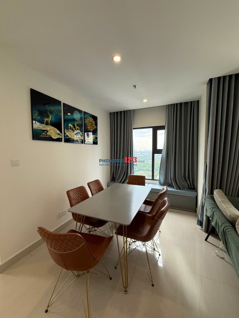 Cho thuê chung cư Vinhome Grand Park, full nội thất, 69m2