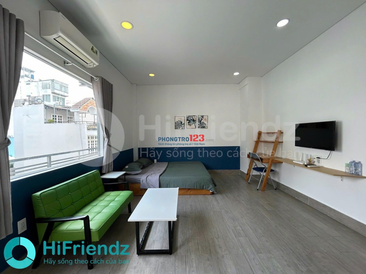 Cho Thuê Studio Full Nội Thất – Lý Chính Thắng, Quận 3 – Vào Ở Ngay - gần CV Tao Đàn - chợ Bến Thành