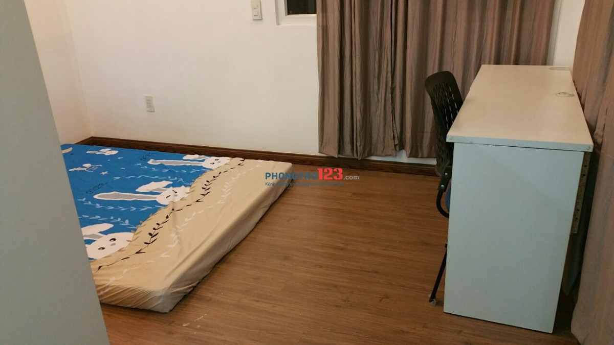 CHO THUÊ PHÒNG ĐƠN NỘI THẤT MÁY LẠNH, BAN CÔNG, QUANG TRUNG GÒ VẤP