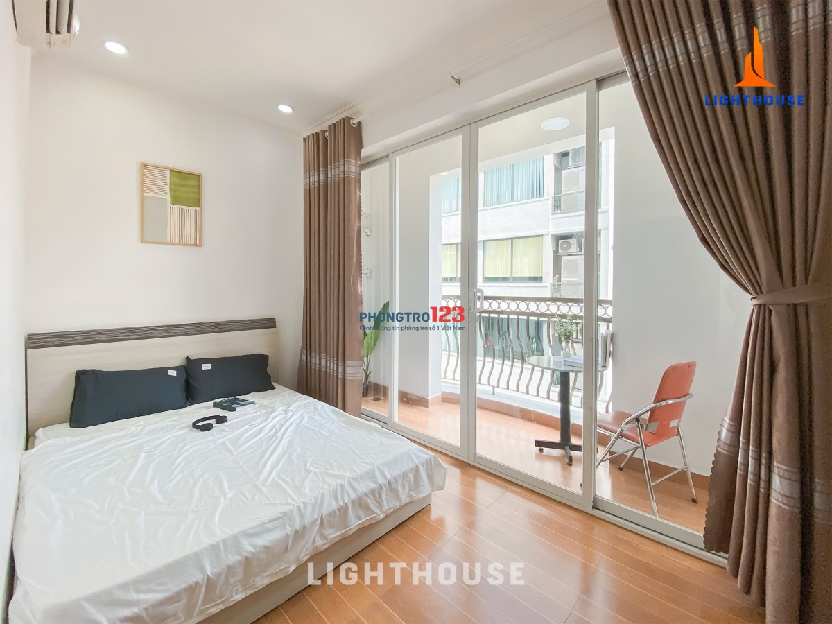 STUDIO BAN CÔNG NỘI THẤT ĐẦY ĐỦ - NHƯ HÌNH GẦN LOTTE CỘNG HÒA, K300 TÂN BÌNH