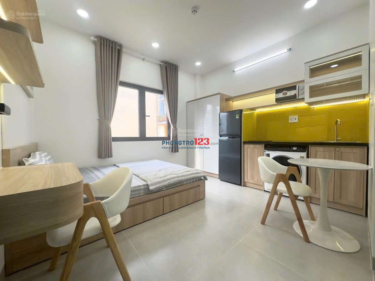 PHÒNG TRỌ STUDIO FULL NỘI THẤT CỬA SỔ THOÁNG SÁNG NƠ TRANG LONG, BÌNH THẠNH GẦN ĐH VĂN LANG