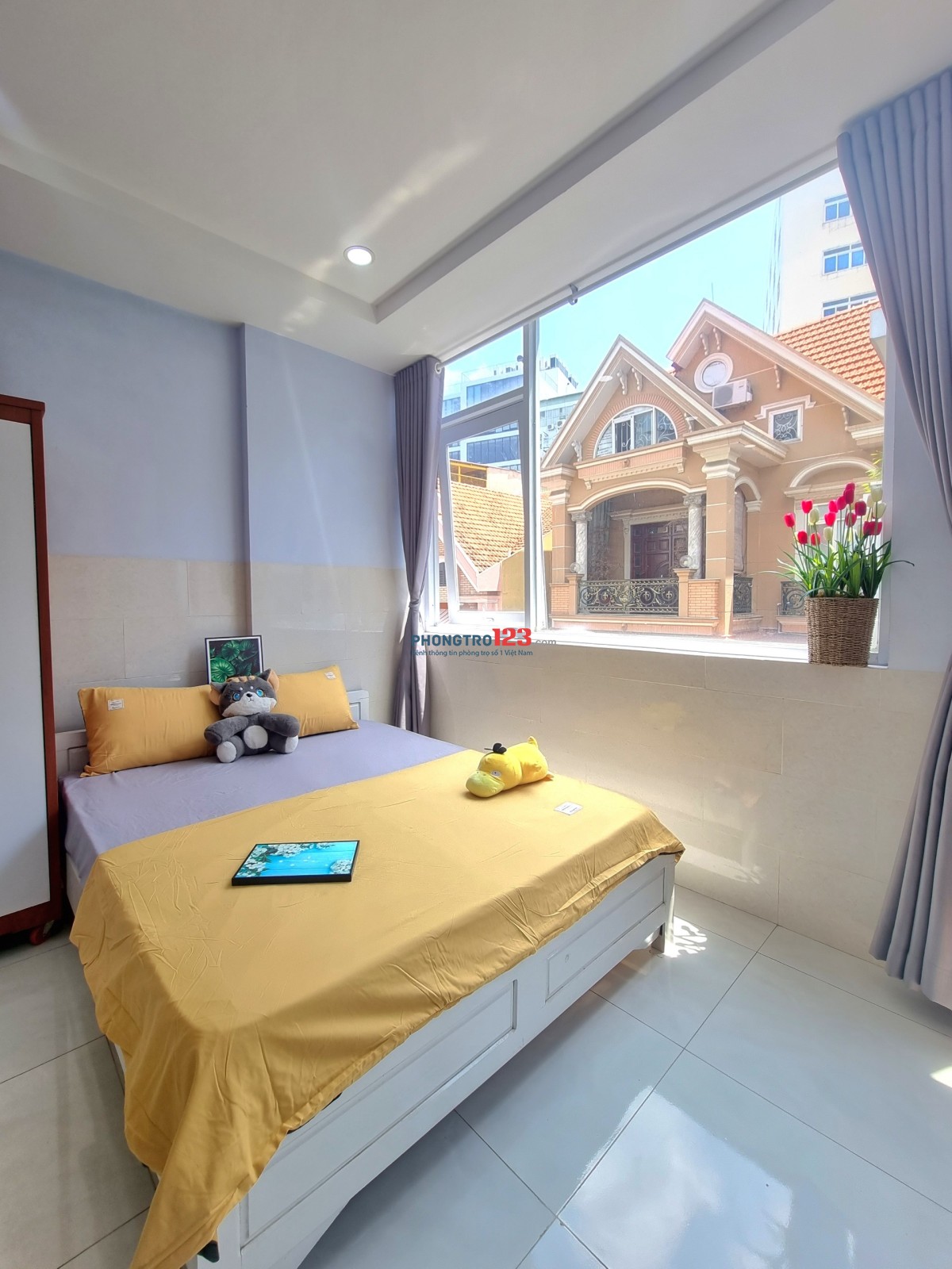 Căn hộ studio ban công thang máy quận tân bình gần ga t3 sân bay tân sơn nhất etown