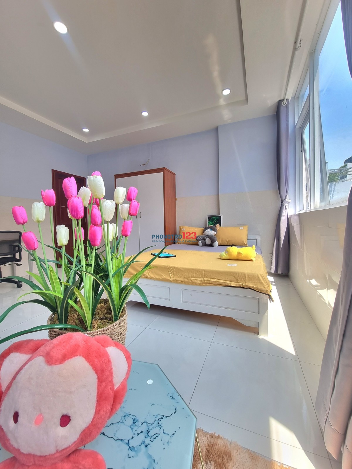 Căn hộ studio ban công thang máy quận tân bình gần ga t3 sân bay tân sơn nhất etown