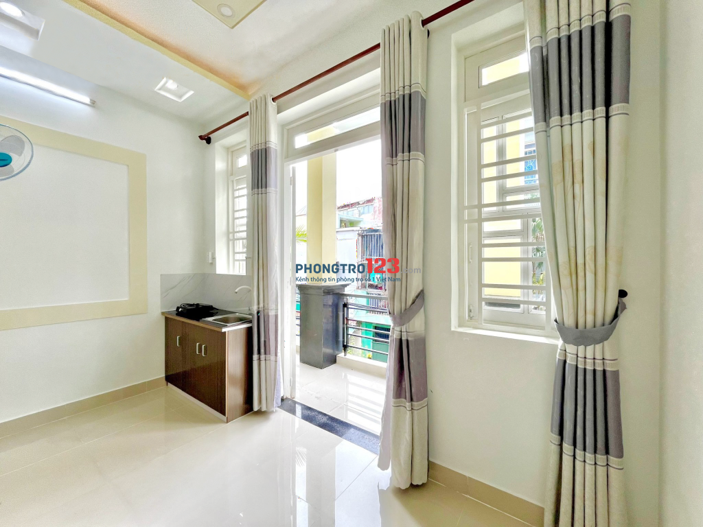 phòng ban công thoáng mát 40m2 Lê Văn Thọ, p9, Gò Vấp