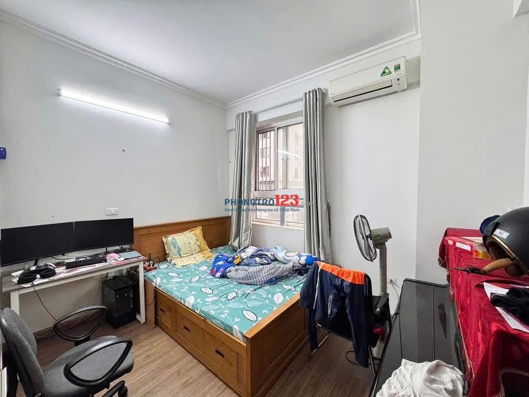 Chung cư Võ Thị Sáu, Q3, 97m2, 2PN, 2WC, Nội thất mới, 12tr/th.