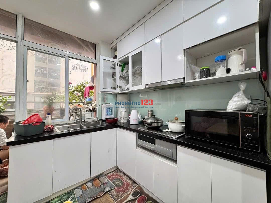 Chung cư Võ Thị Sáu, Q3, 97m2, 2PN, 2WC, Nội thất mới, 12tr/th.