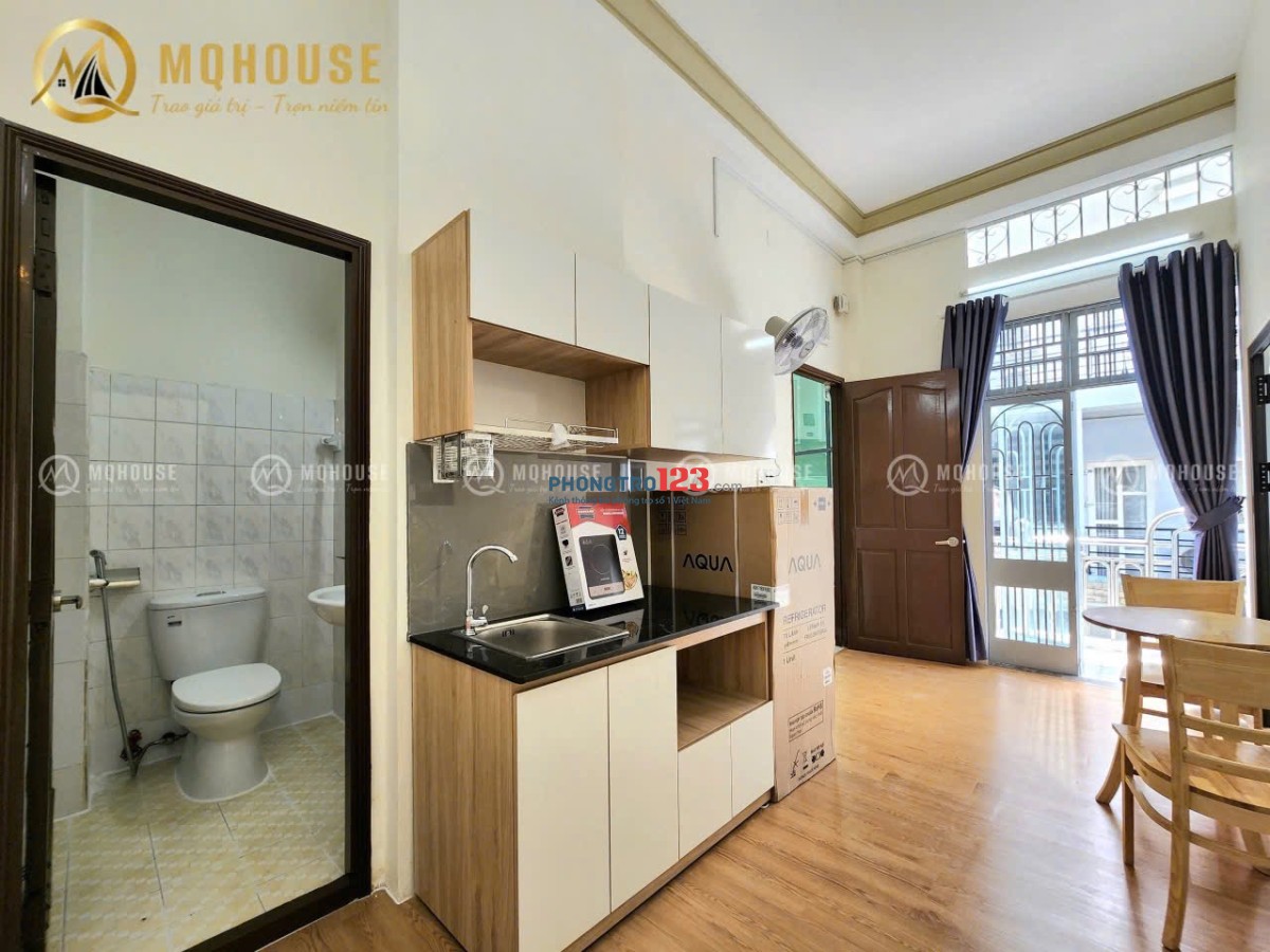 CHO THUÊ CĂN 1 PHÒNG NGỦ – BAN CÔNG RIÊNG – FULL NỘI THẤT – THIẾT KẾ HIỆN ĐẠI