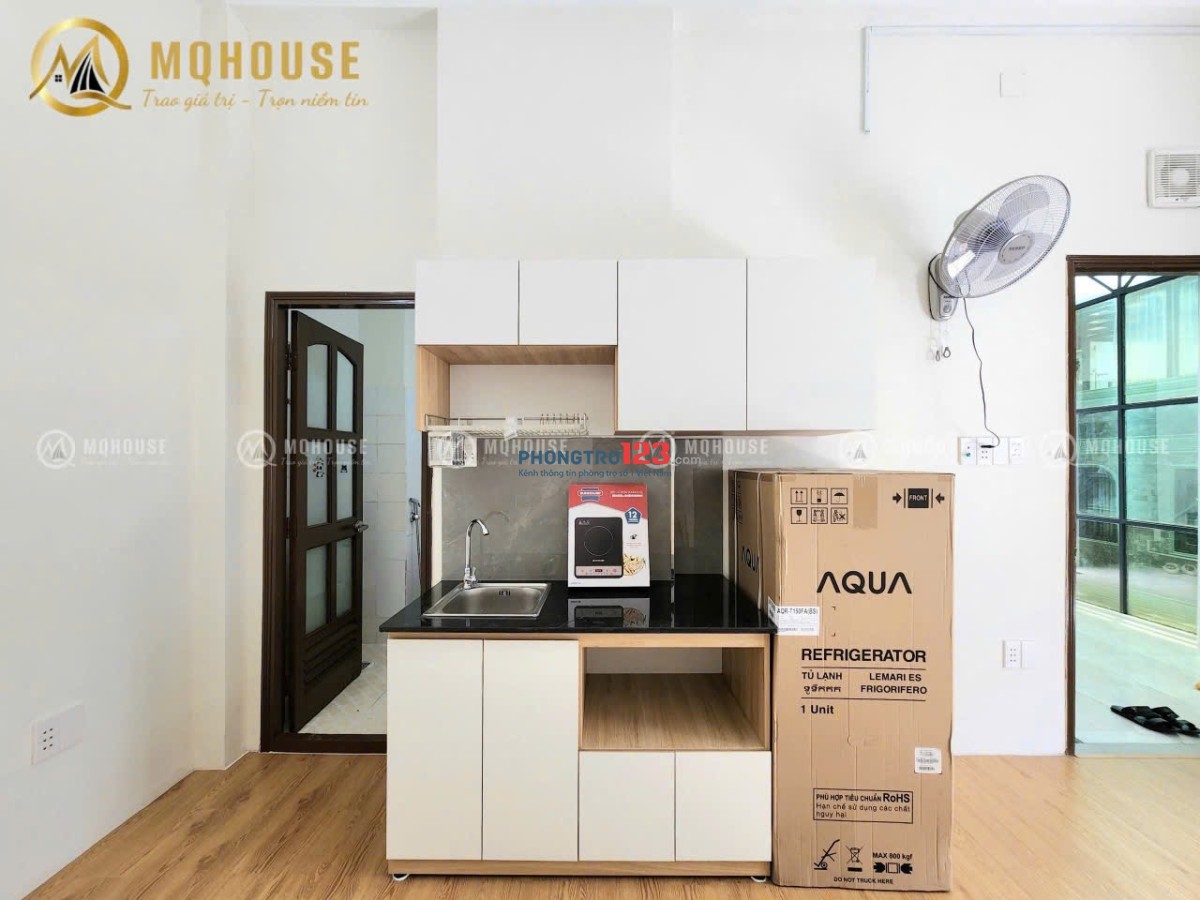 CHO THUÊ CĂN 1 PHÒNG NGỦ – BAN CÔNG RIÊNG – FULL NỘI THẤT – THIẾT KẾ HIỆN ĐẠI