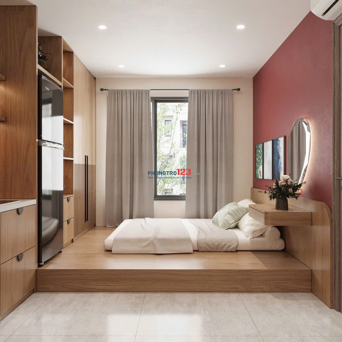 KHAI TRƯƠNG CĂN HỘ MỚI – FULL NỘI THẤT CAO CẤP Ban công – Cửa sổ thoáng sáng – Máy giặt riêng - QTB