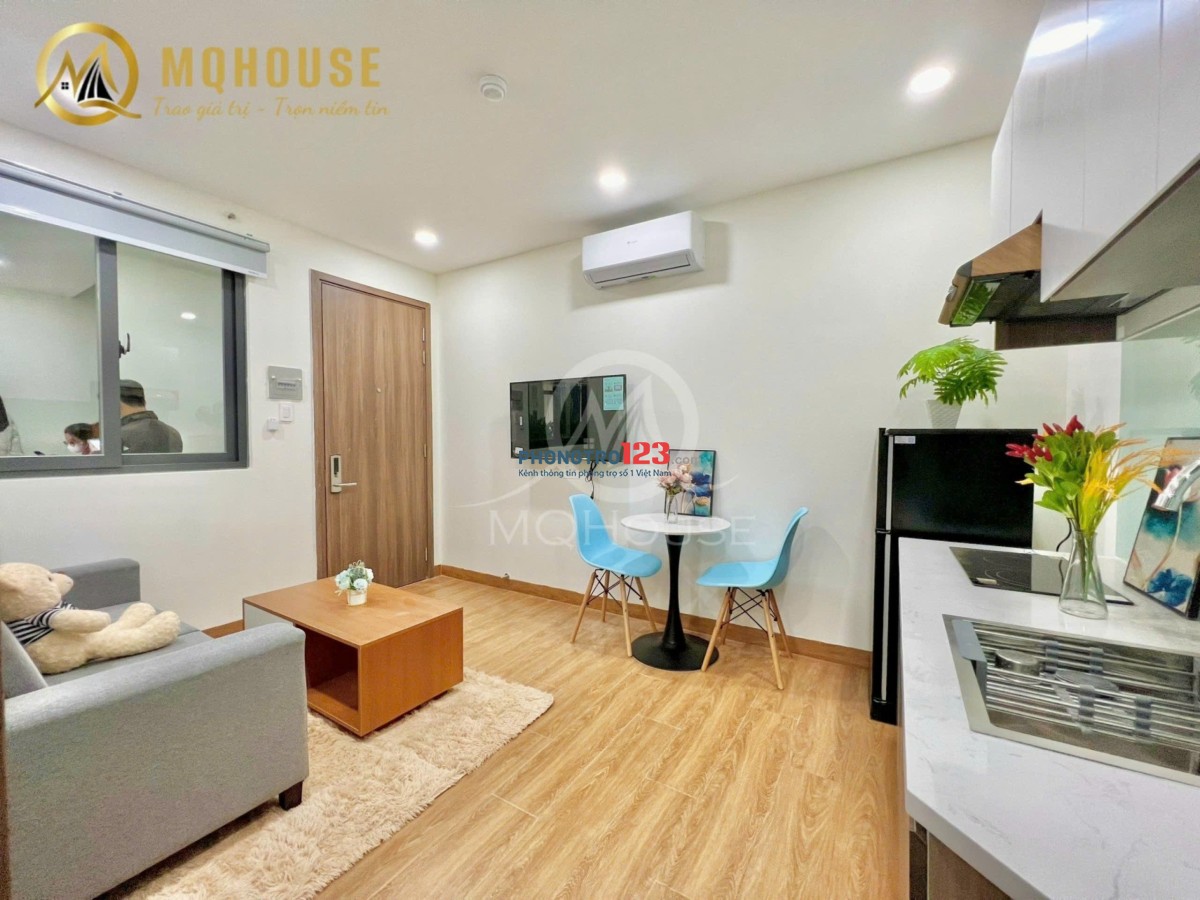 CHO THUÊ CĂN HỘ 1 PHÒNG NGỦ TÂN BÌNH– CÓ BAN CÔNG GẦN GA T3 & ETOWN