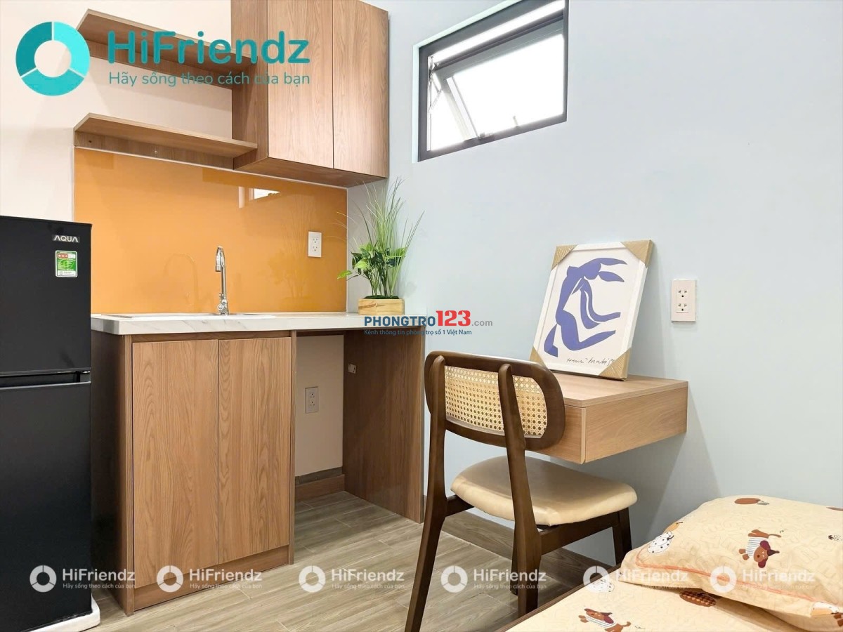 PHÒNG TRỌ 1 NGƯỜI FULL NỘI THẤT NGAY CÔNG VIÊN LÀNG HOA, LÊ VĂN THỌ - CÓ THANG MÁY