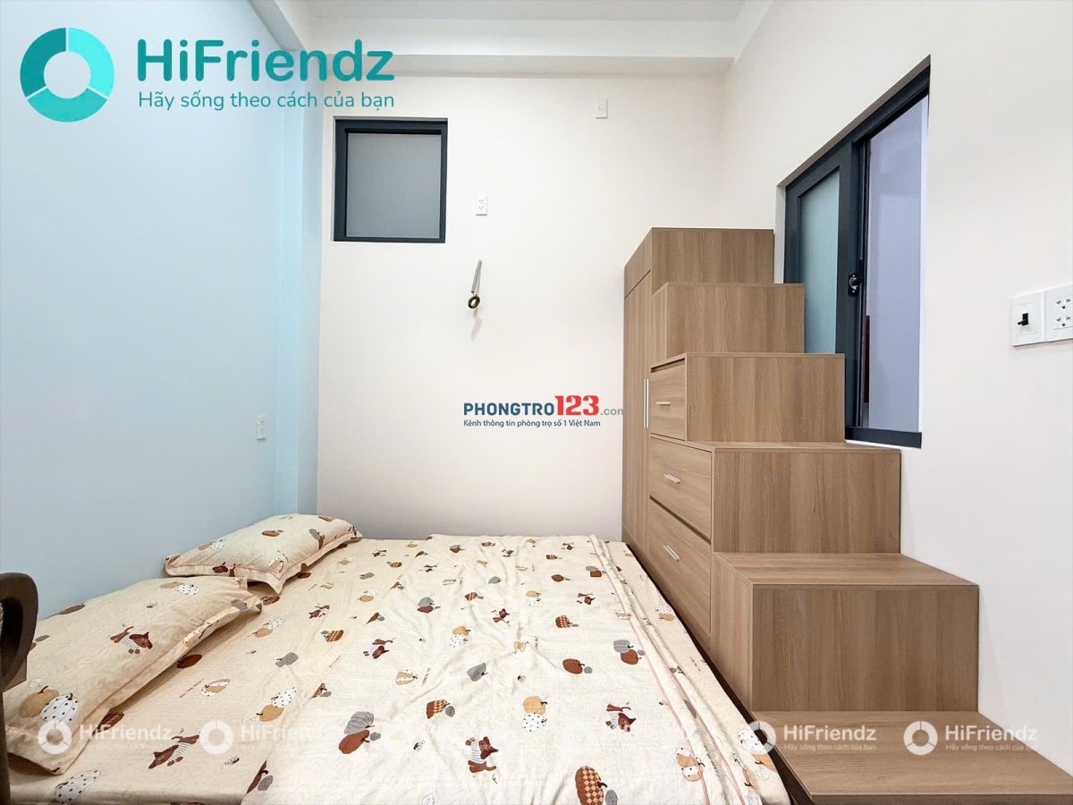 PHÒNG TRỌ 1 NGƯỜI FULL NỘI THẤT NGAY CÔNG VIÊN LÀNG HOA, LÊ VĂN THỌ - CÓ THANG MÁY