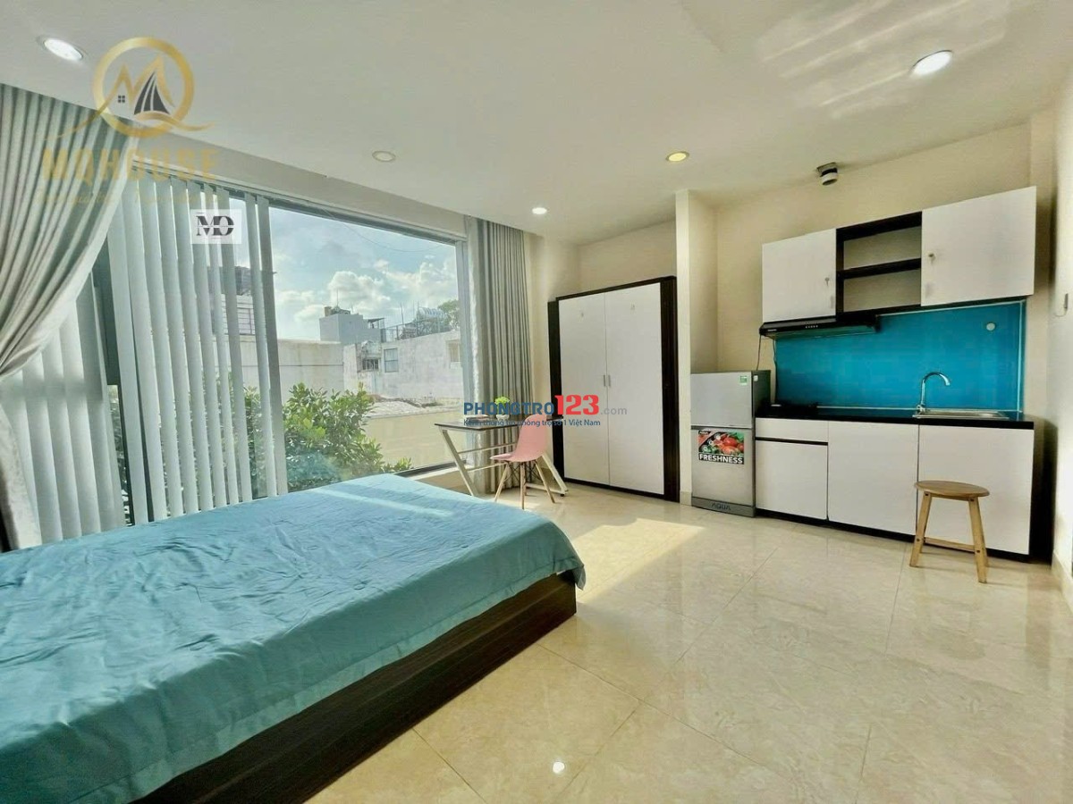 CHO THUÊ PHÒNG TRỌ FULL NỘI THẤT – CỬA SỔ Quận 1 gần Công viên Lê Văn Tám, Vòng xoay Điện Biên Phủ