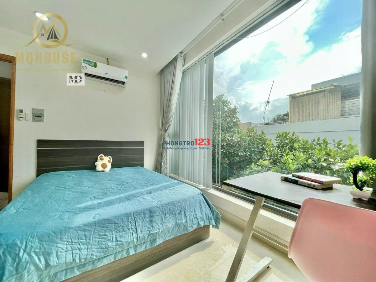 CHO THUÊ PHÒNG TRỌ FULL NỘI THẤT – CỬA SỔ Quận 1 gần Công viên Lê Văn Tám, Vòng xoay Điện Biên Phủ