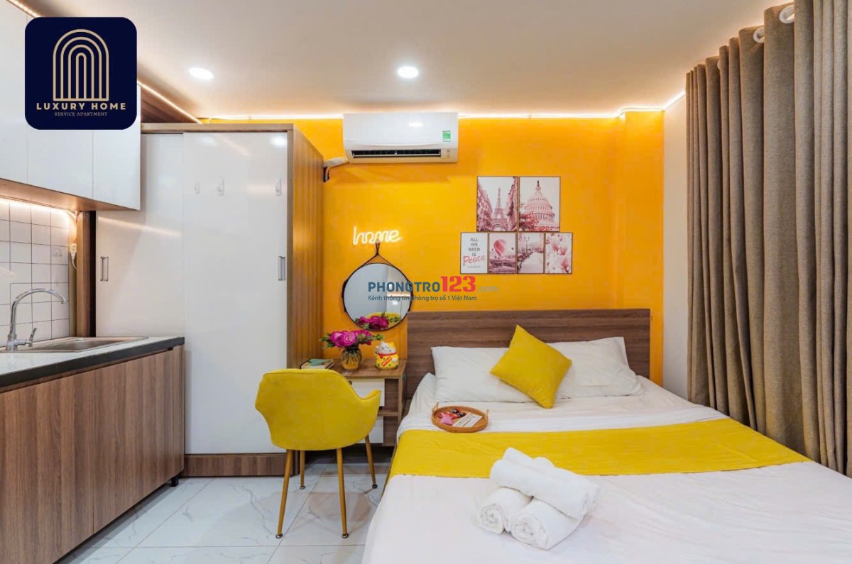 Cho thuê căn STUDIO FULL NT ban công gần RMIT, TDTU, Nguyễn Thị Thập, Chợ Tân Mỹ, Bv Tâm Anh