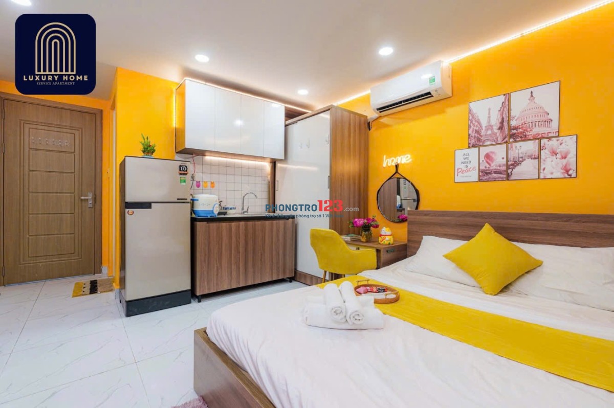 Cho thuê căn STUDIO FULL NT ban công gần RMIT, TDTU, Nguyễn Thị Thập, Chợ Tân Mỹ, Bv Tâm Anh