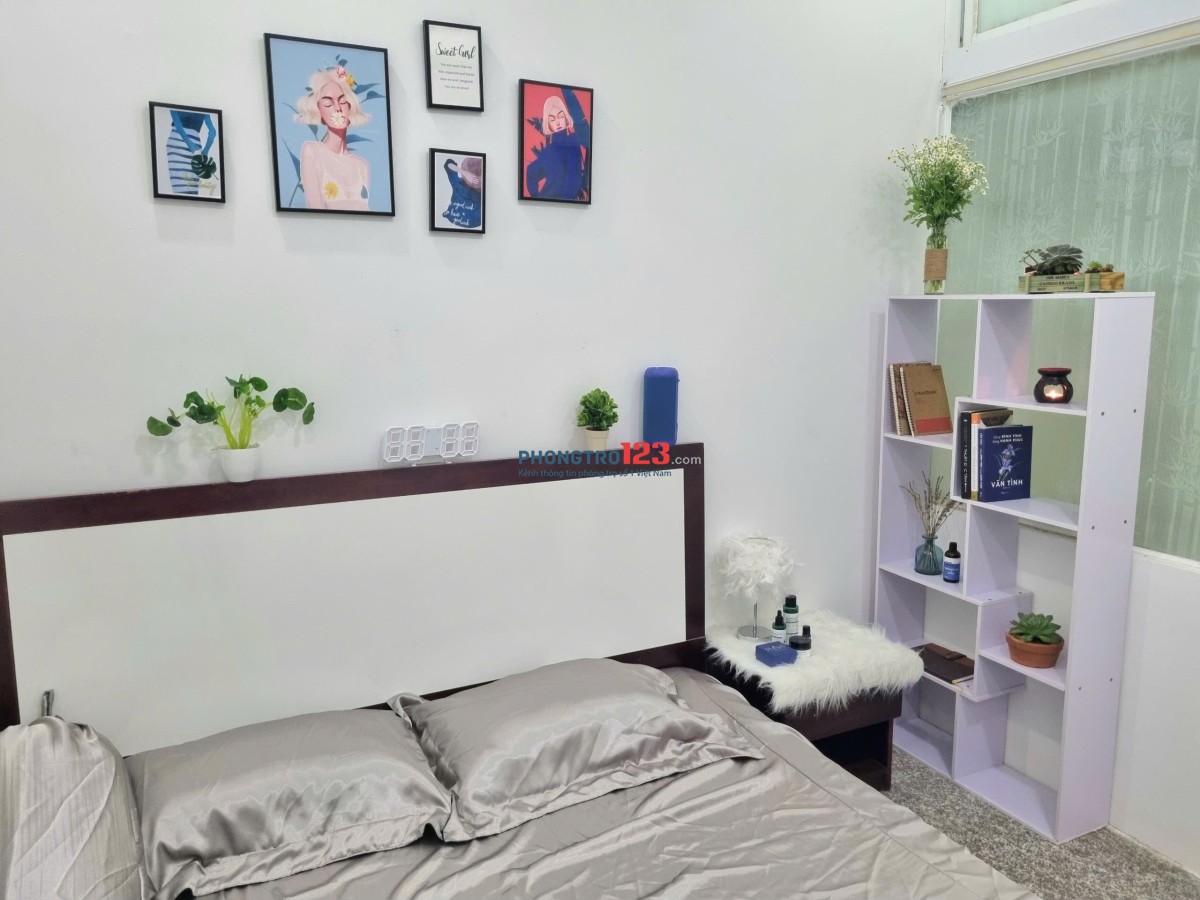 Cho thuê căn STUDIO FULL NT ban công gần RMIT, TDTU, Nguyễn Thị Thập, Chợ Tân Mỹ, Bv Tâm Anh