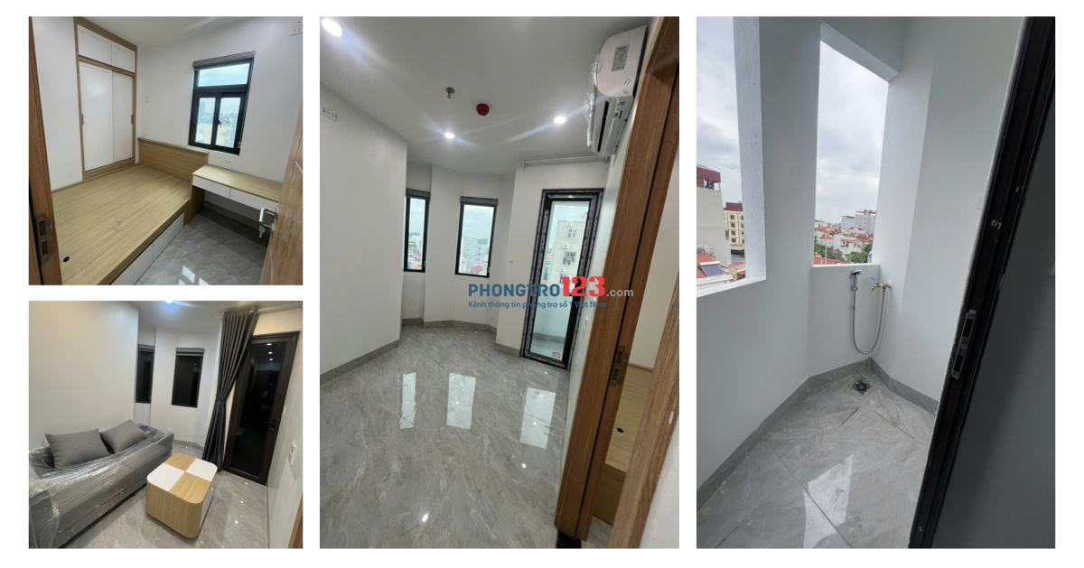 Căn hộ cho thuê: 2N - 1K - 2VS - 1 bếp riêng không ám mùi - 1 ban công giặt phơi quần áo